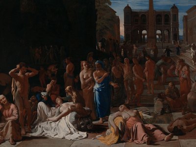 Michael Sweerts’ Plague in an Ancient City (1618), one of the many artworks donated by the Ahmanson Foundation to Los Angeles County Museum of Art over the past five decades