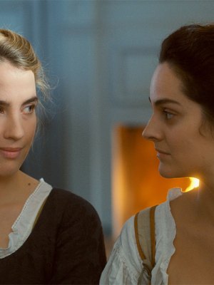 Adèle Haenel and Noémie Merlant in Céline Sciamma’s Portrait of a Lady on Fire.