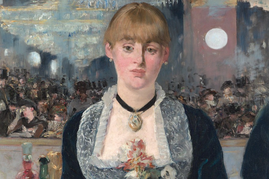 A Bar at the Folies-Bergère (detail; 1881–82), Édouard Manet. Courtauld Gallery, London