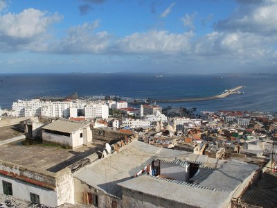 View of the port of Algiers from the Casbah, January 2020. Photo: Layli Faroudi