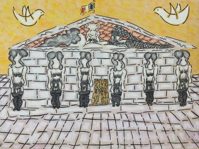 Tomb of the Unknown Whore (No. 2) (1965), William N. Copley.