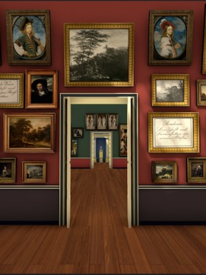 The South Wall of the Dutch and Flemish Room at Neue Mainzer Strassse, 1833