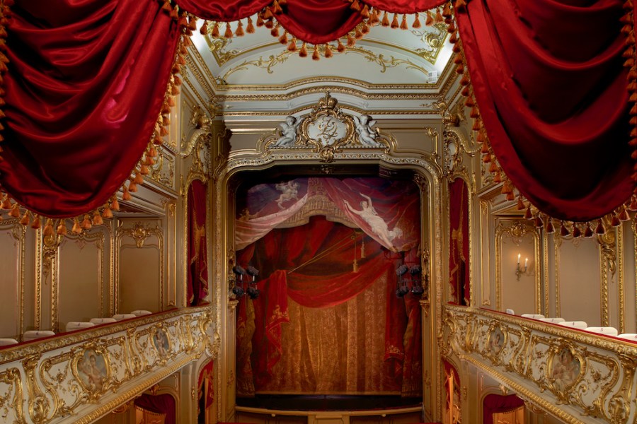 The Yusupov Palace theatre, designed by Andrey Mikhailov in the 1830s,