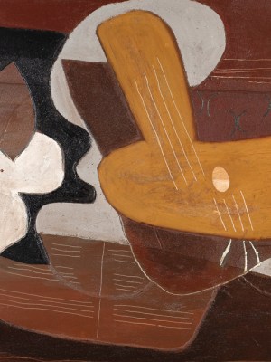 Mandoline et portée de musique (1923), Pablo Picasso. Dickinson, price on application