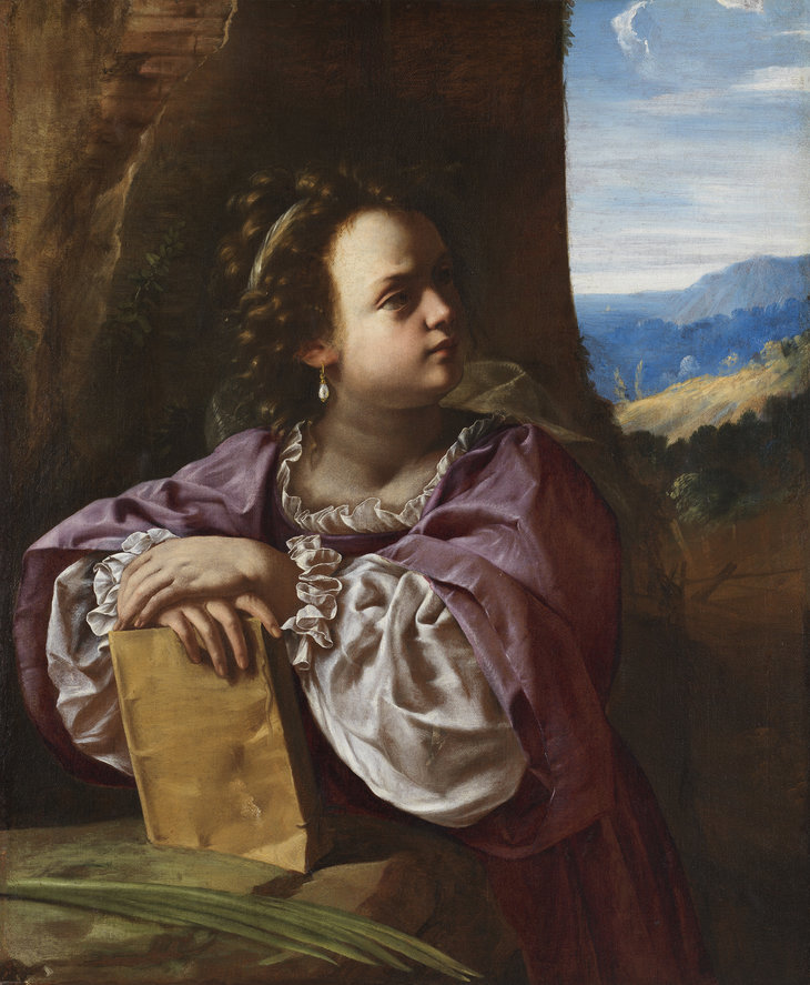 St. Catherine of Alexandria (c. mid 1960s), Artemisia Gentileschi. 