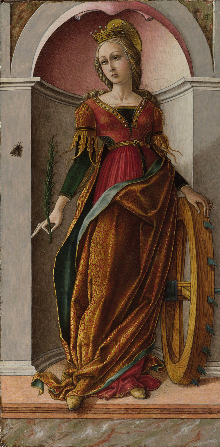 St Catherine of Alexandria (c. 1491–94), Carlo Crivelli. National Gallery, London