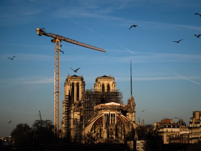 Notre-Dame Cathedral in Paris in January 2020.