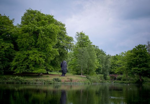 Wilsis (2016), Jaume Plensa, installation view at Yorkshire Sculpture Park.