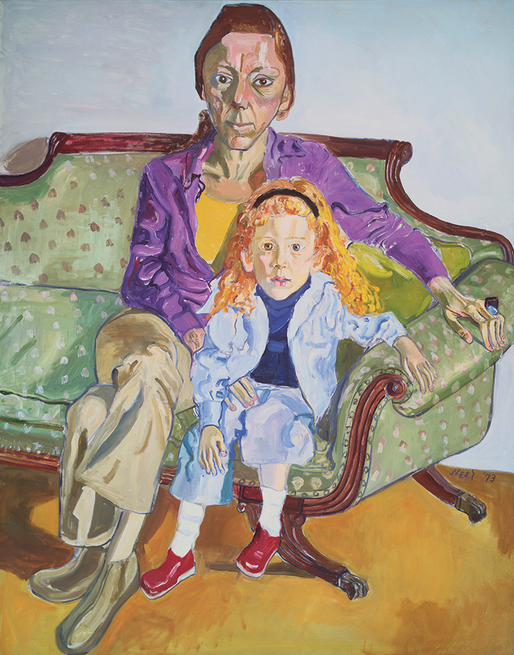 Linda Nochlin and Daisy (1973), Alice Neel. Museum of Fine Arts, Boston.