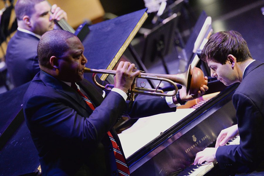 The Jazz at Lincoln Center Orchestra with Wynton Marsalis.