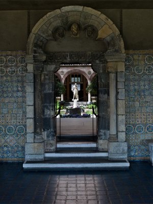 Limestone portal (late 12th century), French.