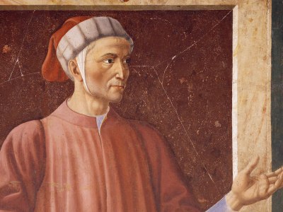 Dante (detail; c. 1448–49), Andrea del Castagno.