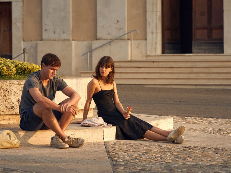 Connell (Paul Mescal) and Marianne (Daisy Edgar-Jones) on holiday in Italy in episode eight of Normal People.