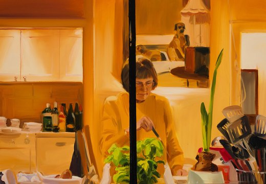 Making Fishcakes, Late Afternoon, December (detail; 2019), Caroline Walker.