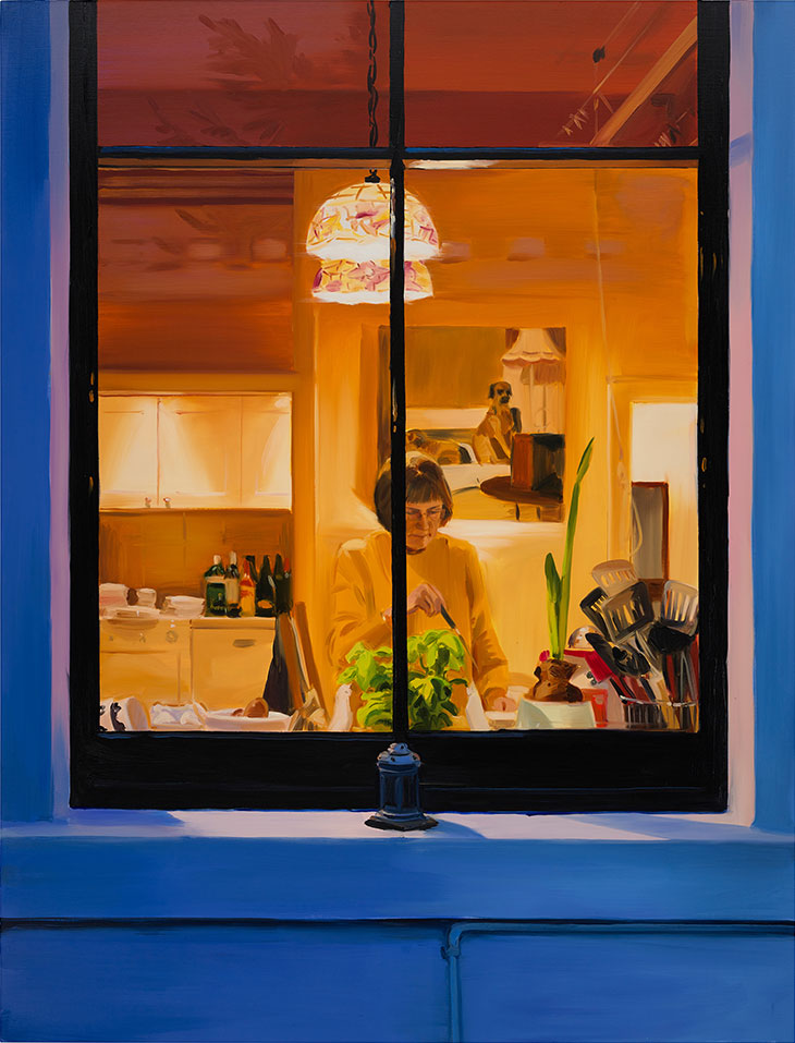 Making Fishcakes, Late Afternoon, December (2019), Caroline Walker.