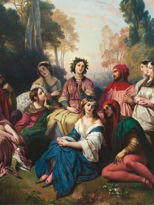 Decameron (detail; 1837), Franz Xaver Winterhalter. The Princely Collections, Liechtenstein, Vaduz-Vienna