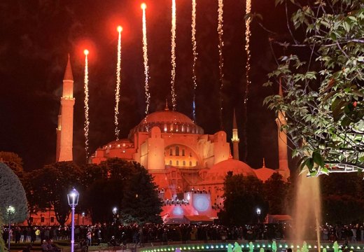 Hagia Sophia, Istanbul, photographed on 29 May 2020.