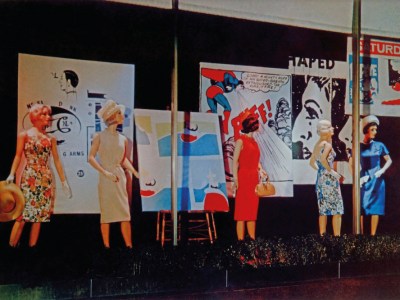 Andy Warhol’s window display for department store Bonwit Teller, New York, in 1961.