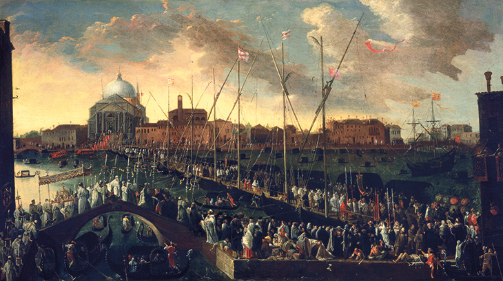 Procession before Il Redentore (c. 1648), Joseph Heintz the Younger. Museo Civico Correr, Venice.