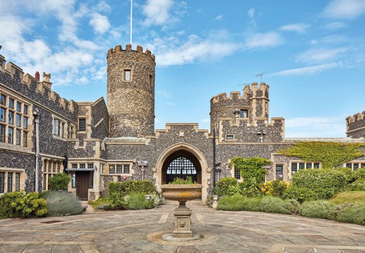 Kingsgate Castle, near Broadstairs, designed by W.H. Romaine-Walker for Lord Avebury and built 1902–12.