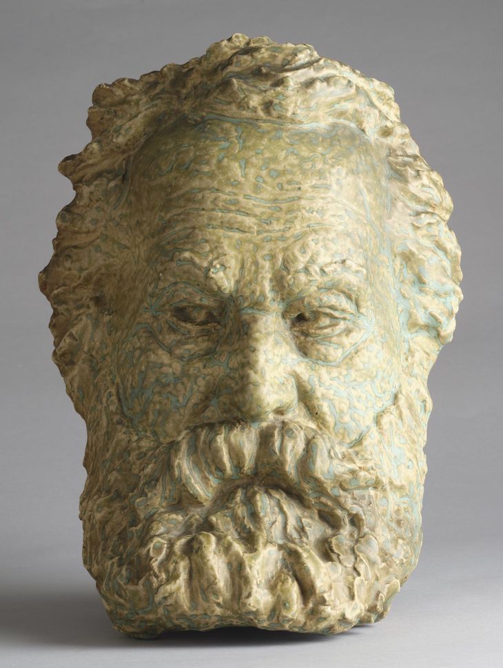 Mask of Victor Hugo (early 20th century), René Béclu.