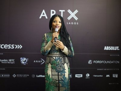 Tokini Peterside at Art X Lagos in 2017