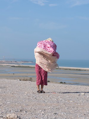 Wrestling with Spectres (2019) from the Arrival series, Farah Al Qasimi. Courtesy of the artist and The Third Line, Dubai; © Farah Al Qasimi