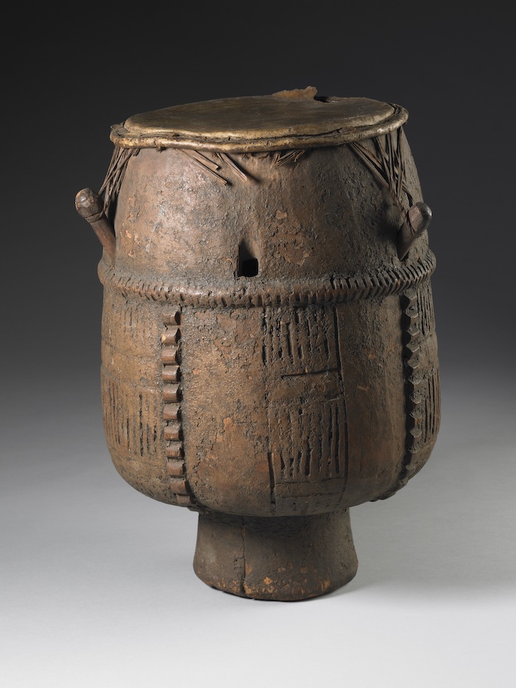 Drum (18th century), Akan, Ghana.