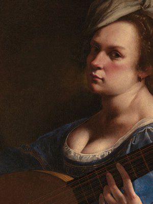 Self-Portrait as a Lute Player (detail; c. 1615–17), Artemisia Gentileschi. Wadsworth Atheneum Museum of Art, Hartford
