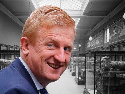 Oliver Dowden, Secretary of State for Digital, Culture, Media and Sport. Photos: Tolga Akmen/AFP; Fox Photos/Getty Images