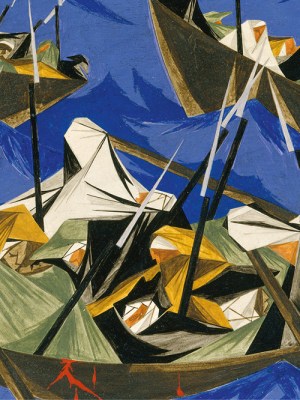 Panel 10 (detail) (1954) from ‘Struggle: From the History of the American People (1954–56), Jacob Lawrence. Metropolitan Museum of Art. © The Jacob and Gwendolyn Knight Lawrence Foundation, Seattle/Artists Rights Society (ARS), New York