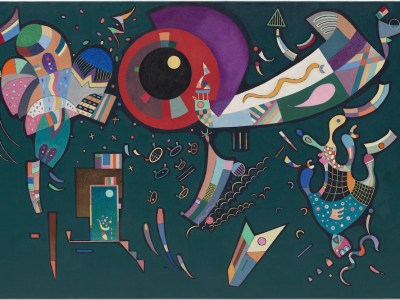 Around the Circle (1940), Vasily Kandinsky.