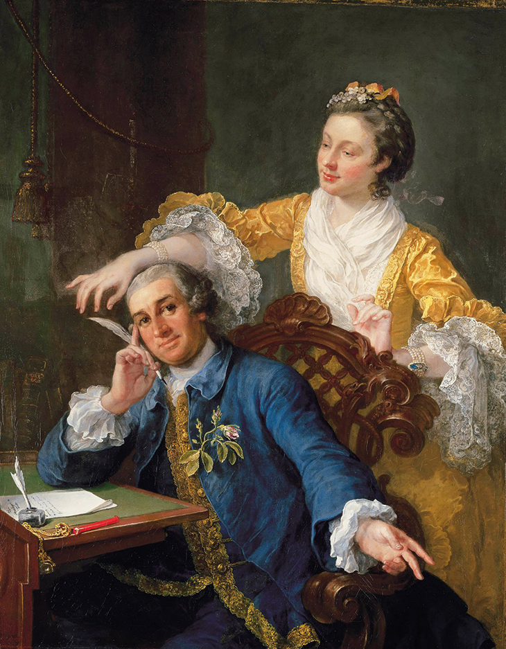 David Garrick with his Wife Eva-Maria Veigel (c. 1757–64), Willliam Hogarth. Royal Collection Trust. © HM Queen Elizabeth II 2020