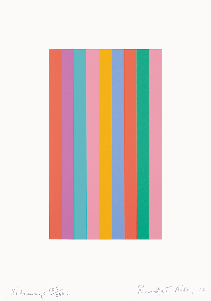 Sideways (2010), Bridget Riley.