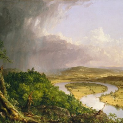 View from Mount Holyoke, Northampton, Massachusetts, after a Thunderstorm – The Oxbow (1836), Thomas Cole. The Metropolitan Museum of Art, New York