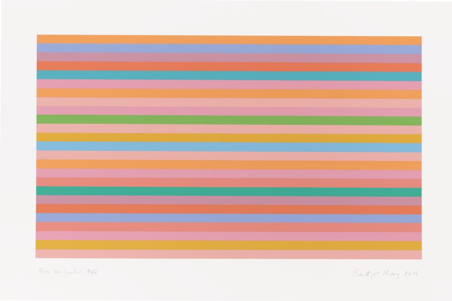 Rose Horizontal (2018), Bridget Riley.