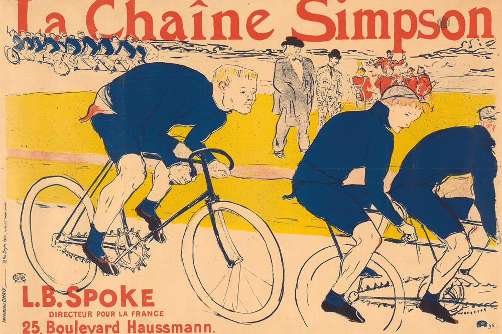 La Chaîne Simpson (1896), Henri de Toulouse-Lautrec. Art Institute of Chicago