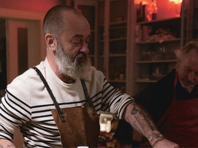 Douglas Gordon preparing Cullen skink
