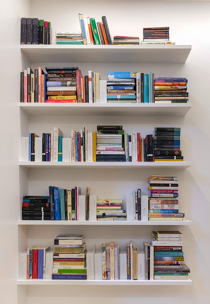 View of Edmund de Waal’s Library of Exile at the British Museum in 2020.