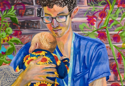 Ryan, Respiratory Doctor in Training (detail; 2020), Aliza Nisenbaum