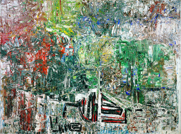 L’étang – Hommage à Grey Owl (1970), Jean-Paul Riopelle.