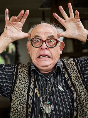 Ralph Steadman goes gonzo? Photo: Rikard Österlund, www.rikard.co.uk