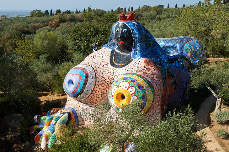 The Empress in the Tarot Garden at Garavicchio.