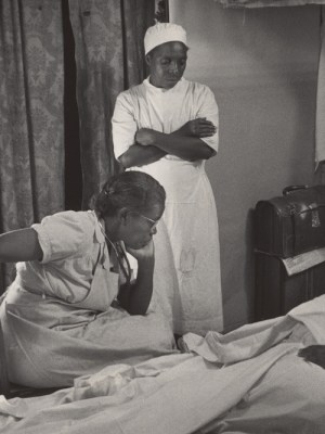 Untitled (from Nurse Midwife) (detail; 1951), W. Eugene Smith