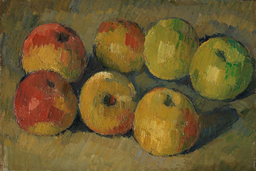 Still Life with Apples (1877–78), Paul Cézanne.