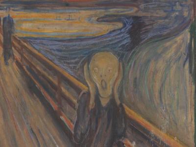 The Scream (detail; 1893), Edvard Munch.