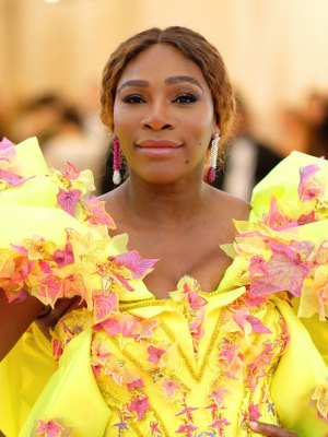 Having a ball: Serena Williams at the Met Gala in 2019.
