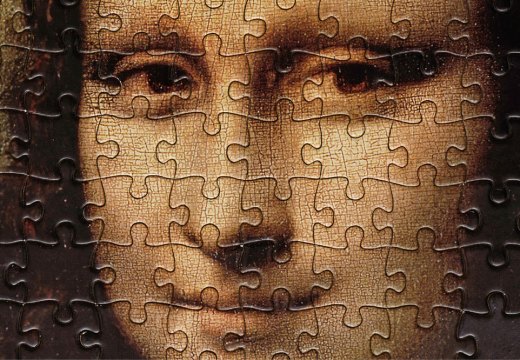 Lockdown Lisa: La Gioconda as a jigsaw.