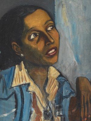 Mercedes Arroyo (detail; 1952), Alice Neel.