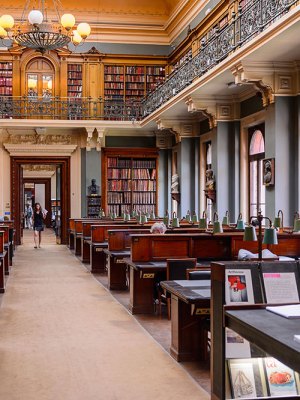 Book end? The National Art Library at the V&A, London, photographed in 2016.